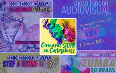 SESIONES ESPECIAL CARNAVAL 2019 EN COSTAFITNESS