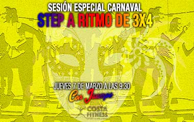 SESIÓN ESPECIAL CARNAVAL STEP A RITMO 3X4